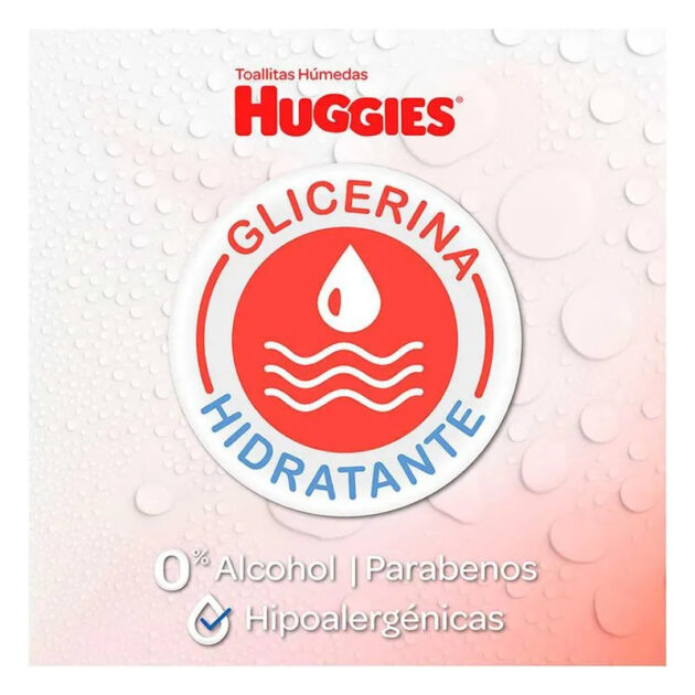 Toallitas húmedas para bebé Huggies Cuidado Hidratante 80 piezas - Image 4