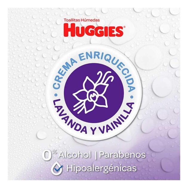 Toallitas Húmedas para Bebé Huggies Cuidado Relajante, 80 Piezas - Image 4