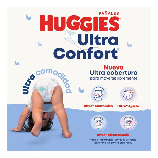 Pañales Huggies Ultraconfort Etapa 4 Niño 180 Piezas - Image 3