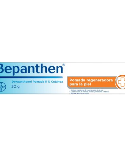 Bepanthen Pomada Regeneradora 30g, Crema Hidratante con Dexpantenol 5%