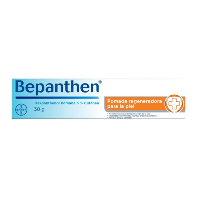 Bepanthen Pomada Regeneradora 30g, Crema Hidratante con Dexpantenol 5%