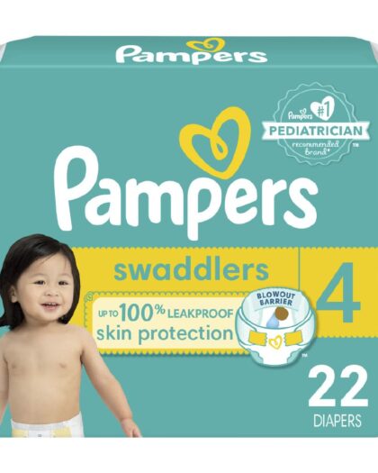 Pampers Pañales tamaño 4, 22 unidades
