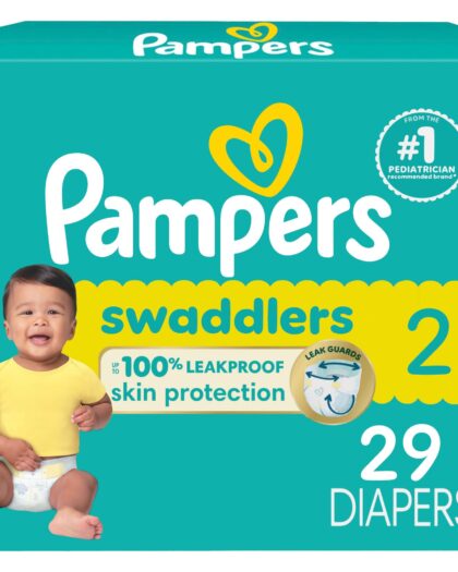 Pampers Swaddlers Pañales Etapa 2, 29 Piezas. Para bebés de 5.8 a 10 Kg